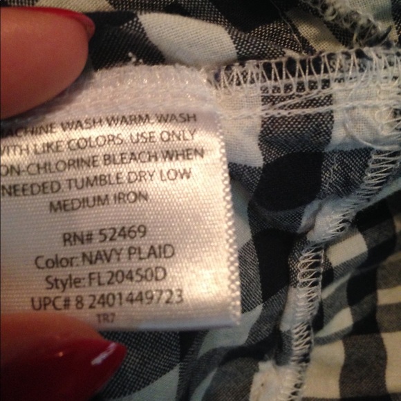 Navy White Gingham Paid Elastic Ruffled Sundress Adjustable Straps M to … - Picture 4 of 7